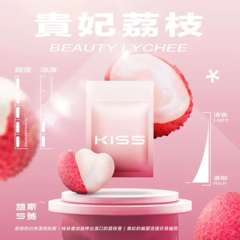 KISS鎧斯5號一代煙彈貴妃荔枝webp | MEHA魅嗨台灣官方旗艦店 | 電子煙主機煙彈專賣